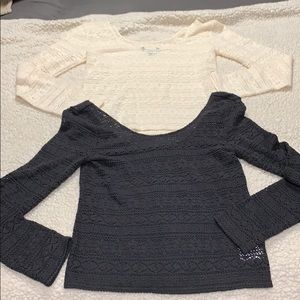 American Eagle Lace Tops size Large